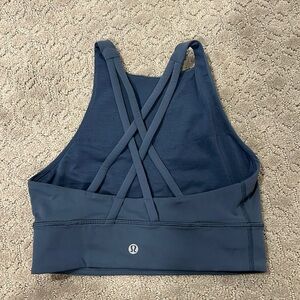 Lululemon Halter Sports Bra Iron Blue